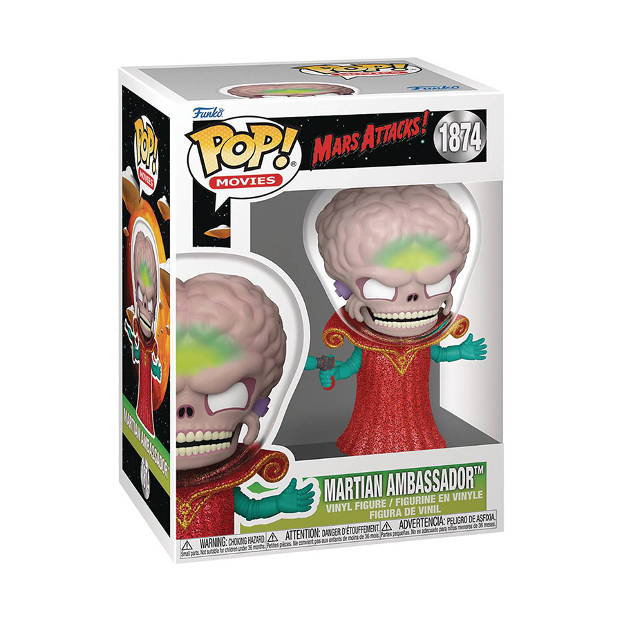 POP Movies Mars Attacks Alien Leader Vinyl Figure