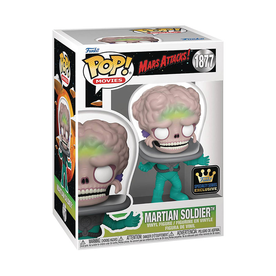 POP Movies Mars Attacks Soldier Vinyl Figure