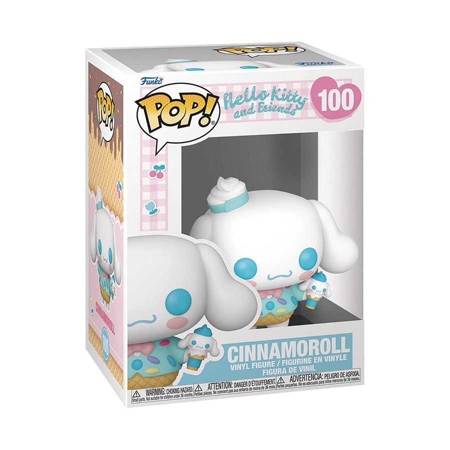 POP Sanrio Hello Kitty Cinnamoroll With Ice Cream Vinyl Figure