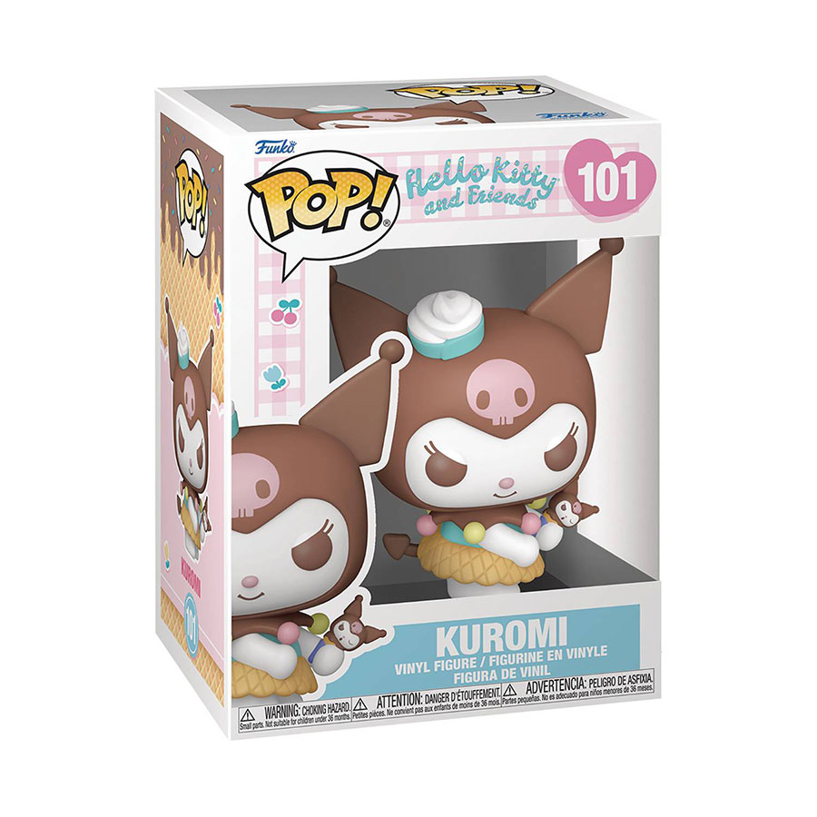 POP Sanrio Hello Kitty Kuromi Ice Cream Vinyl Figure