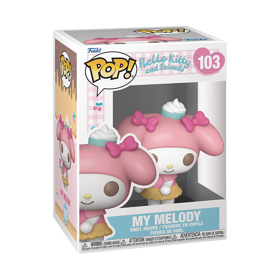 POP Sanrio Hello Kitty My Melody Ice Cream Vinyl Figure
