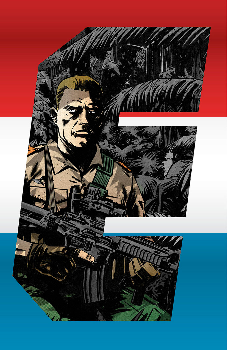 GI Joe A Real American Hero Silent Missions Duke #1 (One Shot) Cover D Incentive Jorge Fornes Foil Letter Cover