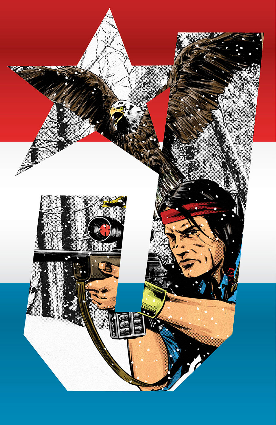 GI Joe A Real American Hero Silent Missions Spirit #1 (One Shot) Cover D Incentive Jorges Fornes Foil Letter Cover