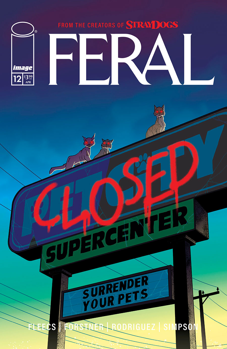 Feral #12 Cover A Regular Tony Fleecs Trish Forstner & Tone Rodriguez Cover