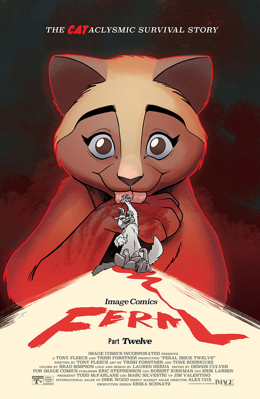 Feral #12 Cover B Variant Tony Fleecs & Trish Forstner Cover