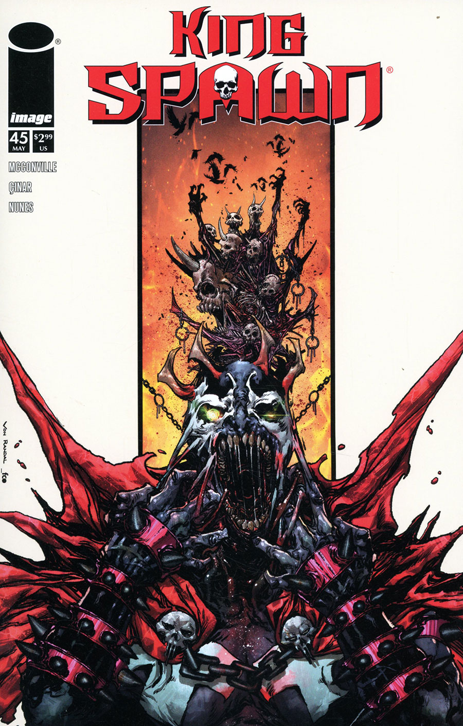 King Spawn #45 Cover B Variant Von Randal Cover