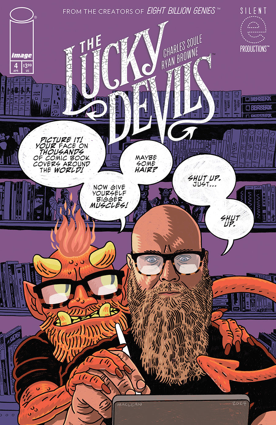 Lucky Devils #4 Cover B Variant Andrew MacLean Cover