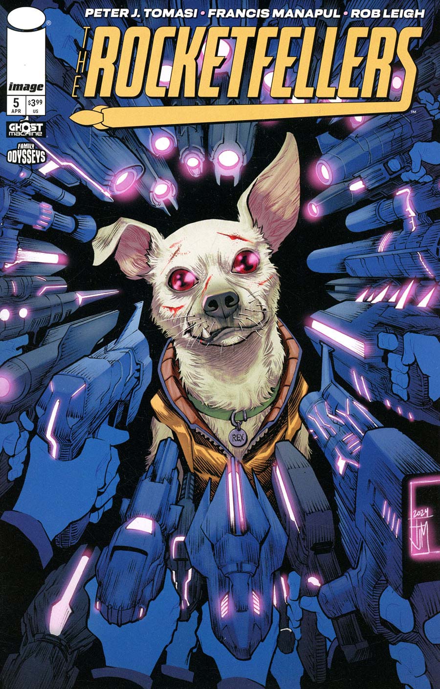 Rocketfellers #5 Cover A Regular Francis Manapul Cover