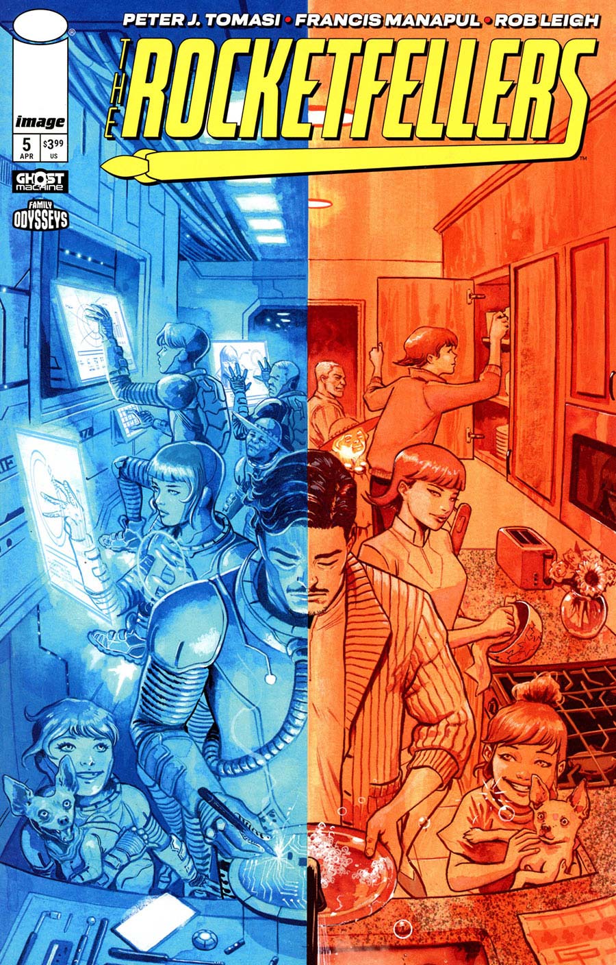 Rocketfellers #5 Cover C Variant German Peralta Cover