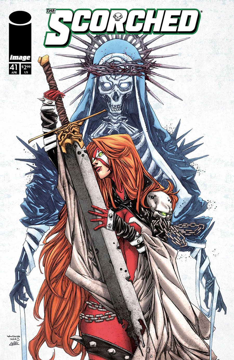 Scorched #41 Cover B Variant Von Randal Cover (Spawn Universe)