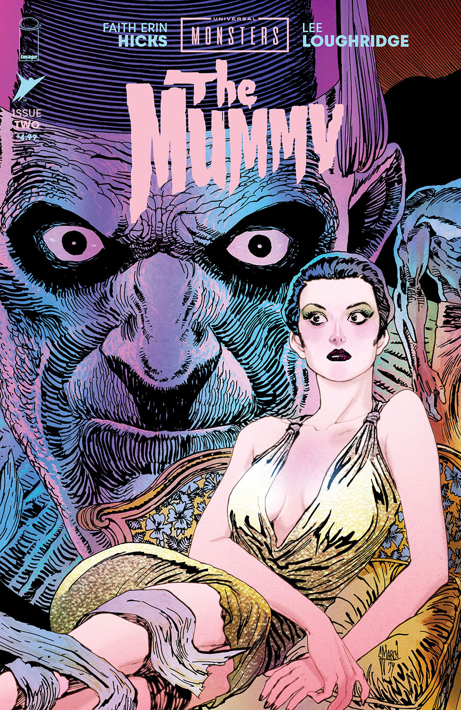 Universal Monsters The Mummy #2 Cover C Incentive Guillem March Connecting Variant Cover