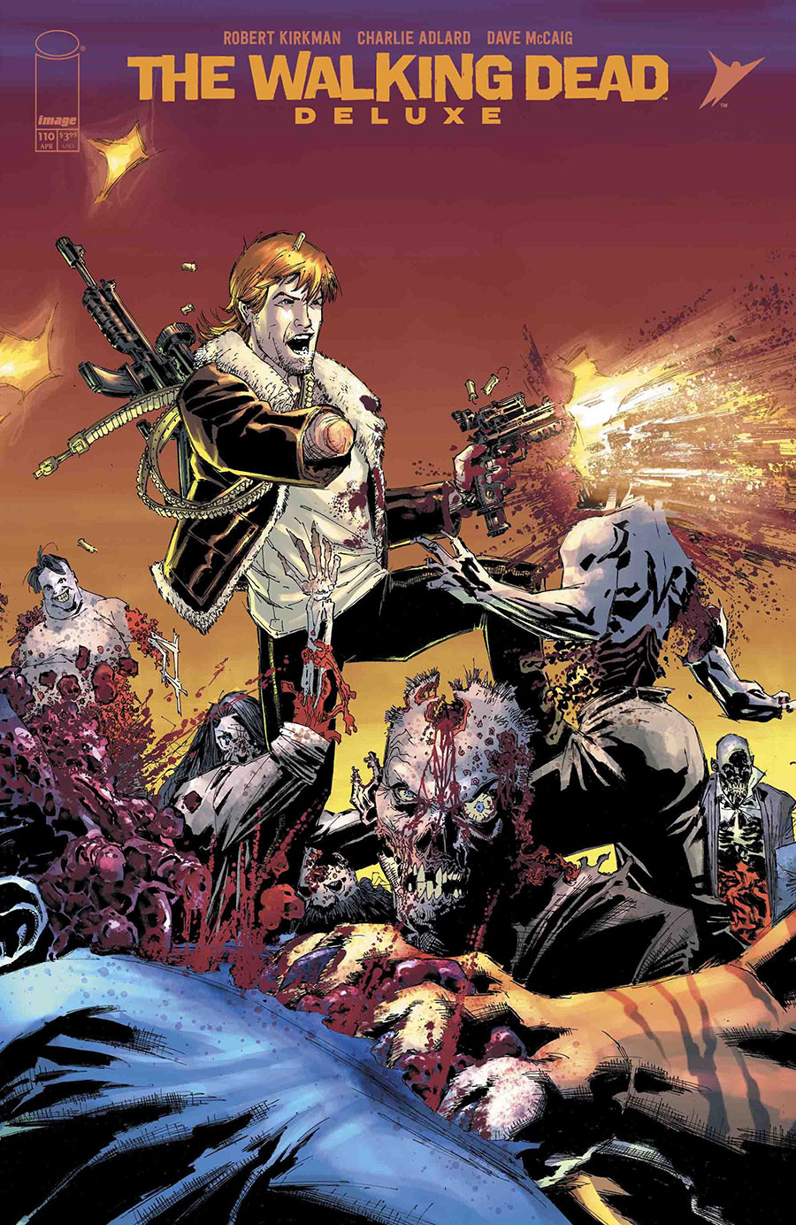 Walking Dead Deluxe #110 Cover C Variant Whilce Portacio & Alex Sinclair Connecting Cover
