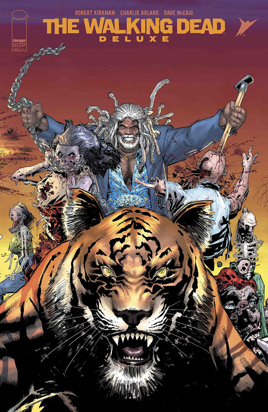 Walking Dead Deluxe #111 Cover C Variant Whilce Portacio & Alex Sinclair Connecting Cover