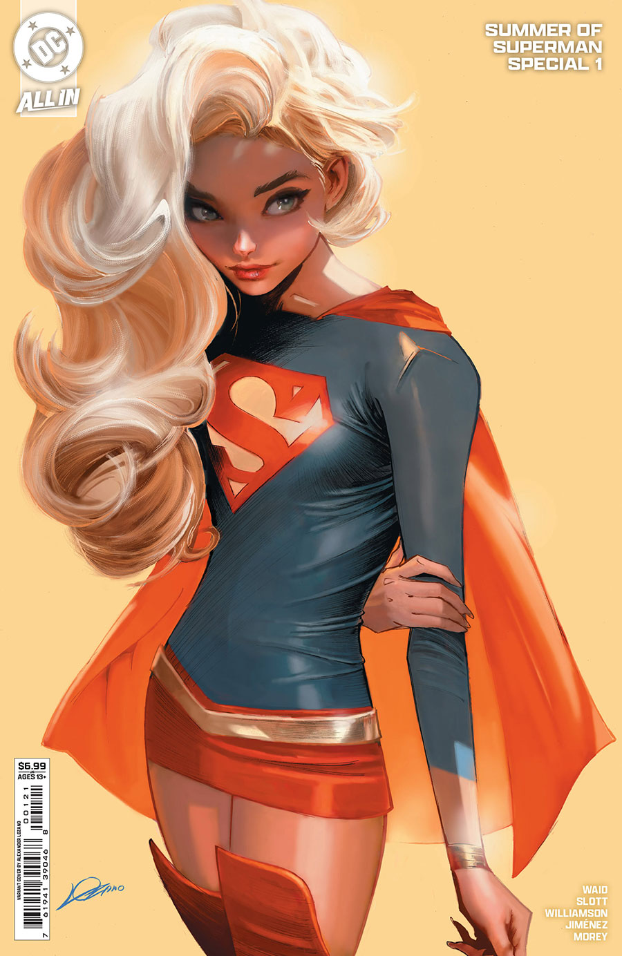 Summer Of Superman Special #1 (One Shot) Cover B Variant Alexander Lozano Card Stock Cover (DC All In) (Limit 1 Per Customer)