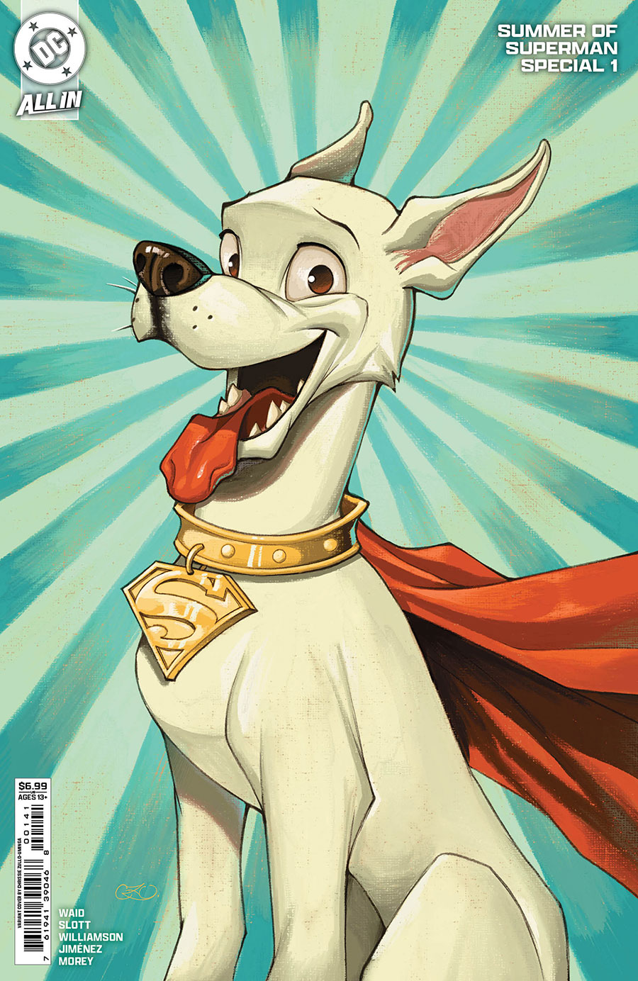 Summer Of Superman Special #1 (One Shot) Cover E Variant Chrissie Zullo-Uminga Card Stock Cover (DC All In) (Limit 1 Per Customer)