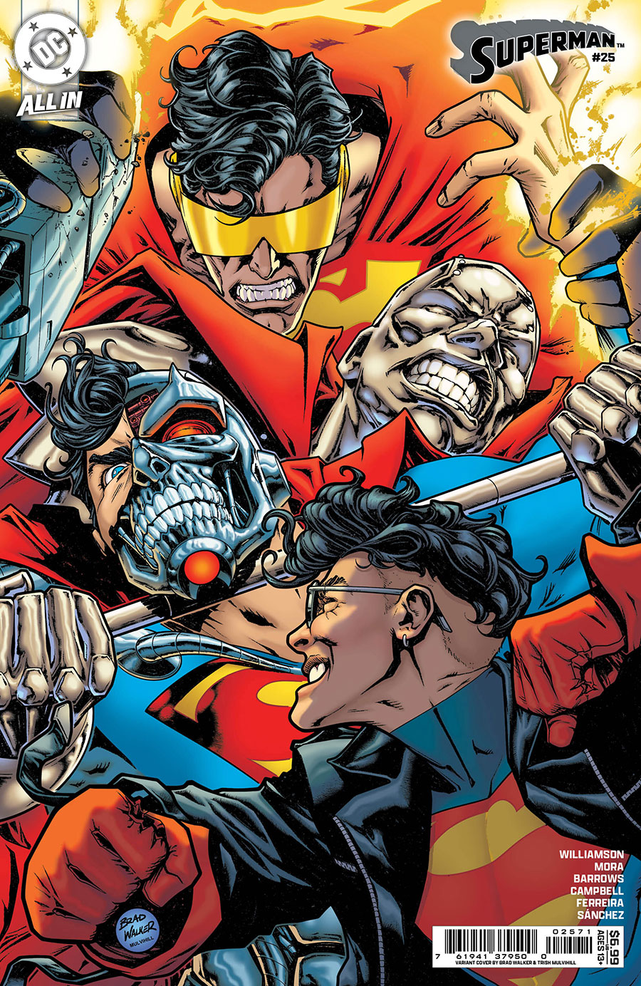 Superman Vol 7 #25 Cover E Variant Brad Walker Card Stock Cover (DC All In)