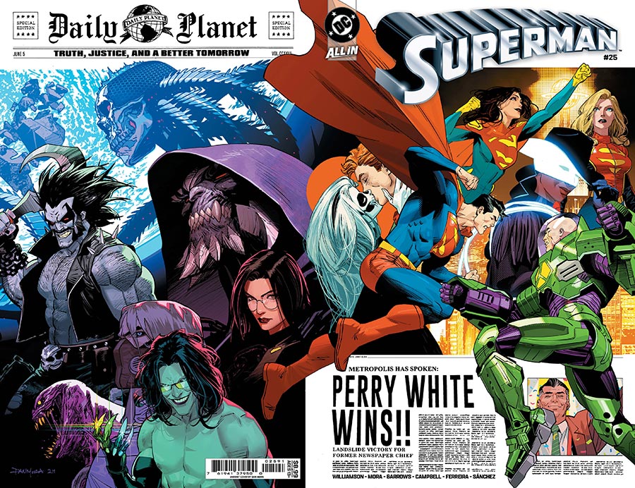 Superman Vol 7 #25 Cover H Variant Dan Mora Foil Cover (DC All In)
