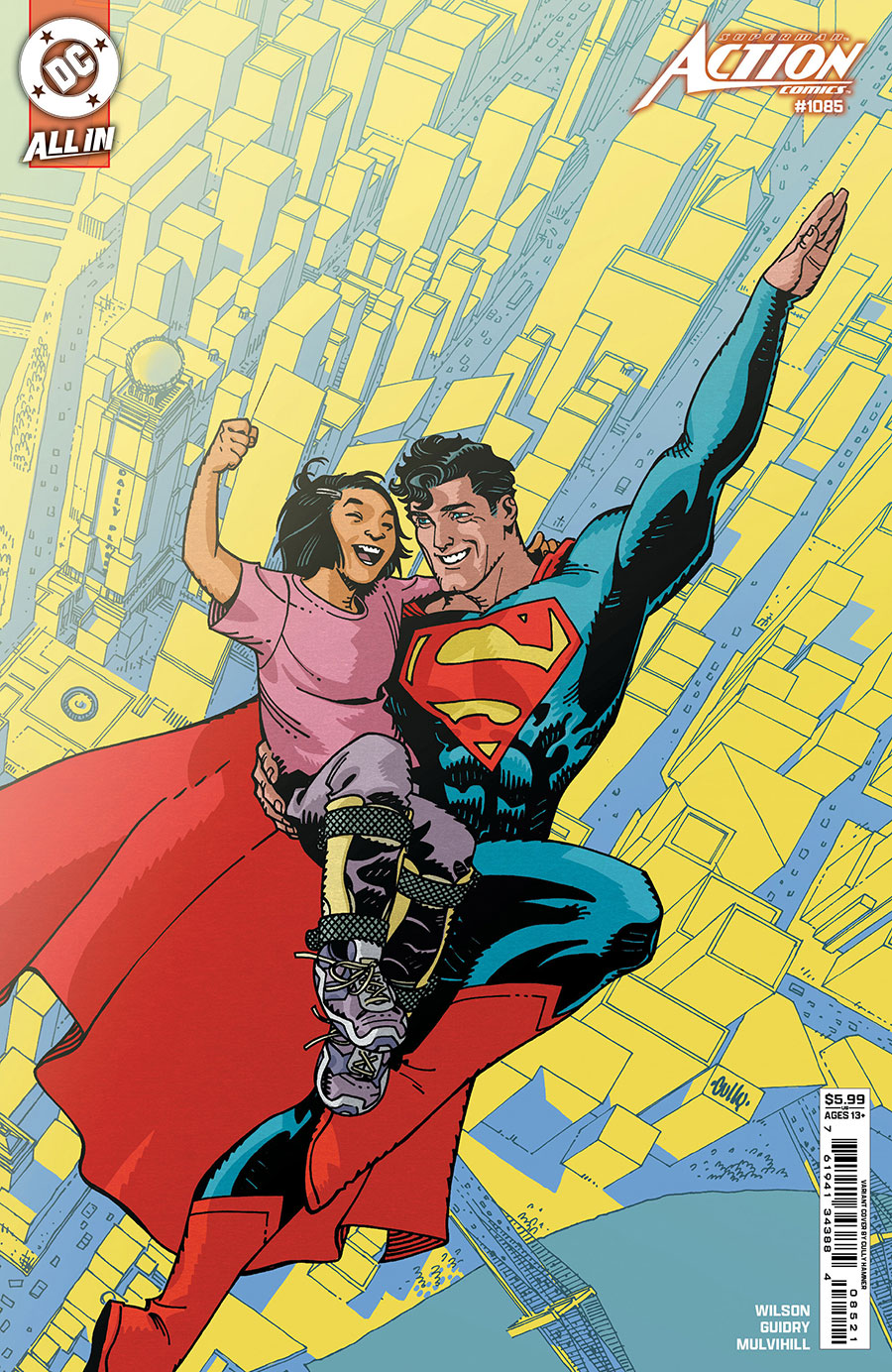 Action Comics Vol 2 #1085 Cover C Variant Cully Hamner Card Stock Cover (DC All In)