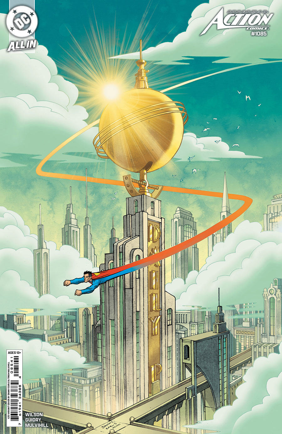 Action Comics Vol 2 #1085 Cover D Incentive Danny Earls Card Stock Variant Cover (DC All In)