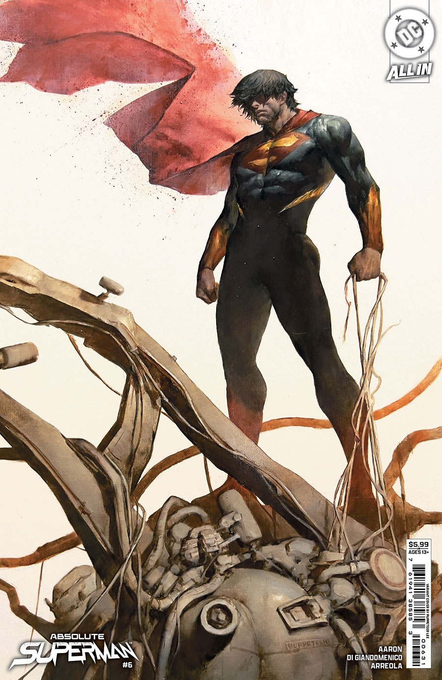 Absolute Superman #6 Cover C Variant Puppeteer Lee Card Stock Cover (DC All In)
