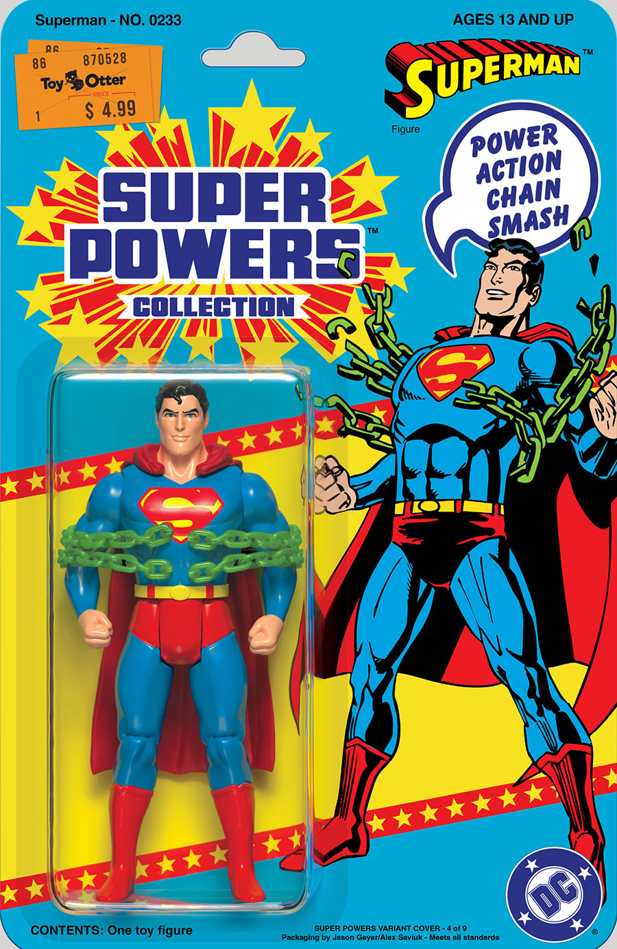Superman #233 Facsimile Edition Cover B Variant Jason Geyer & Alex Saviuk Super Powers Card Stock Cover