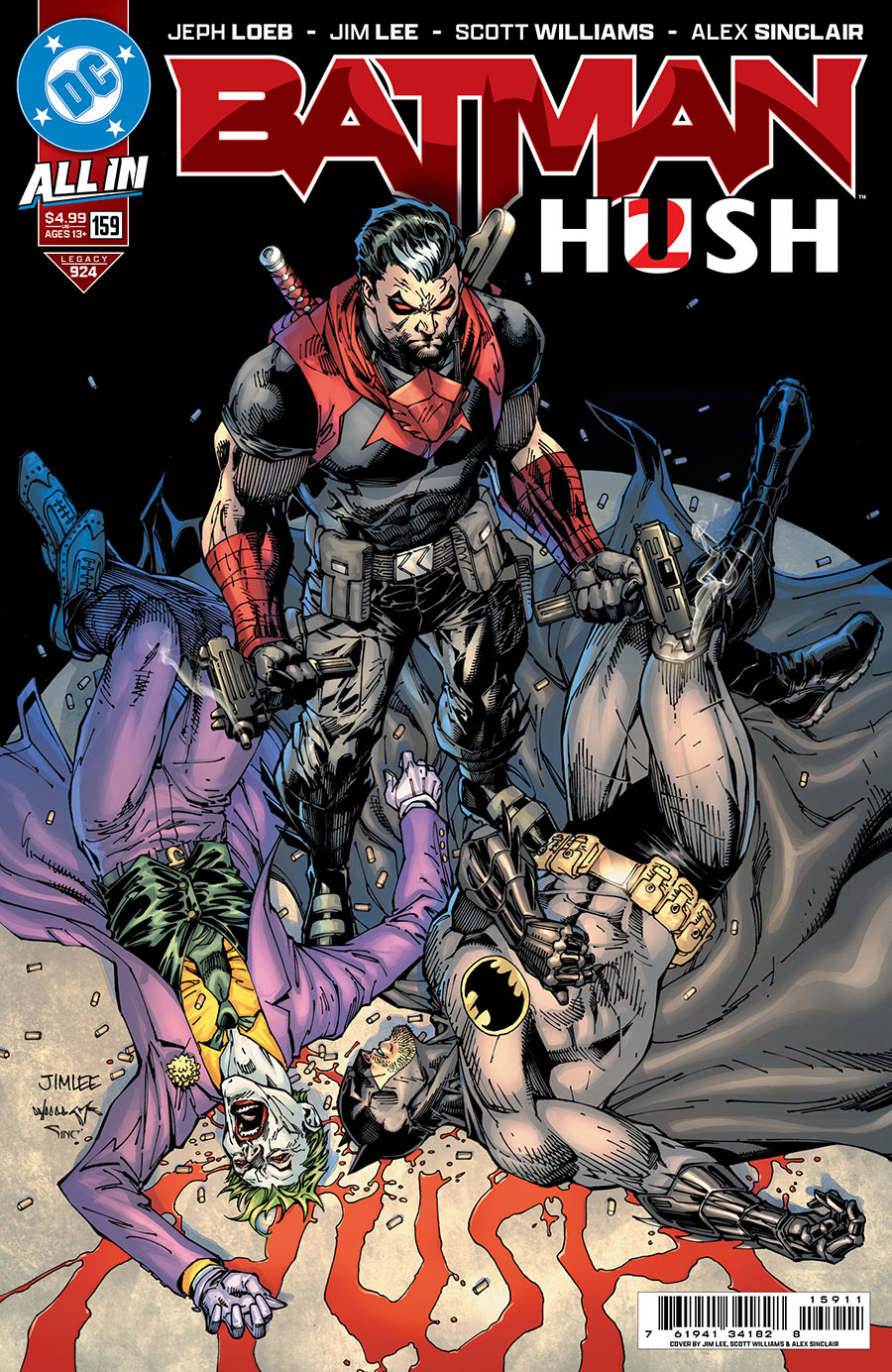 Batman Vol 3 #159 Cover A Regular Jim Lee & Scott Williams Cover (DC All In)(Hush 2 Part 2)