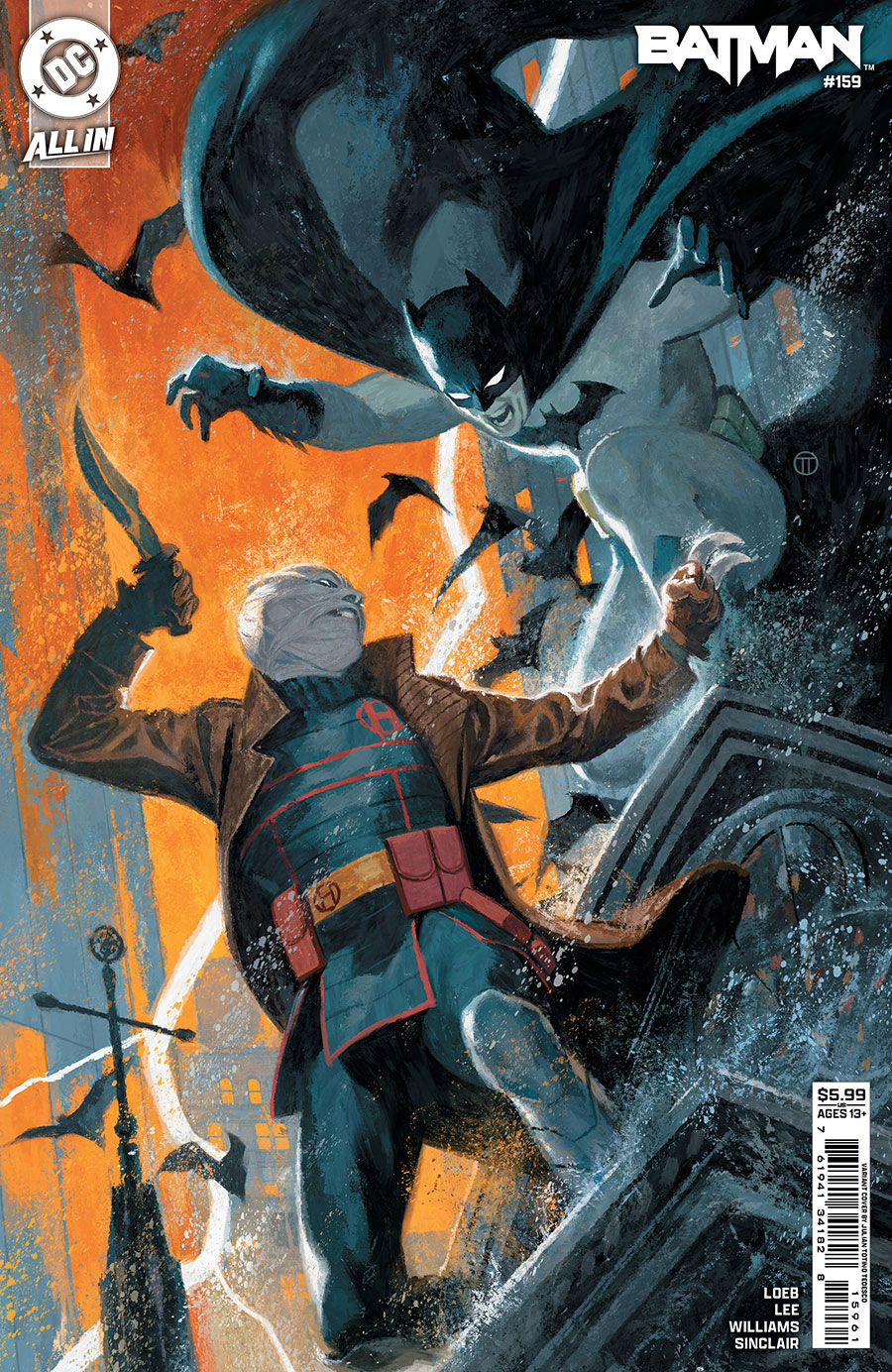 Batman Vol 3 #159 Cover D Variant Julian Totino Tedesco Card Stock Cover (DC All In)(Hush 2 Part 2)