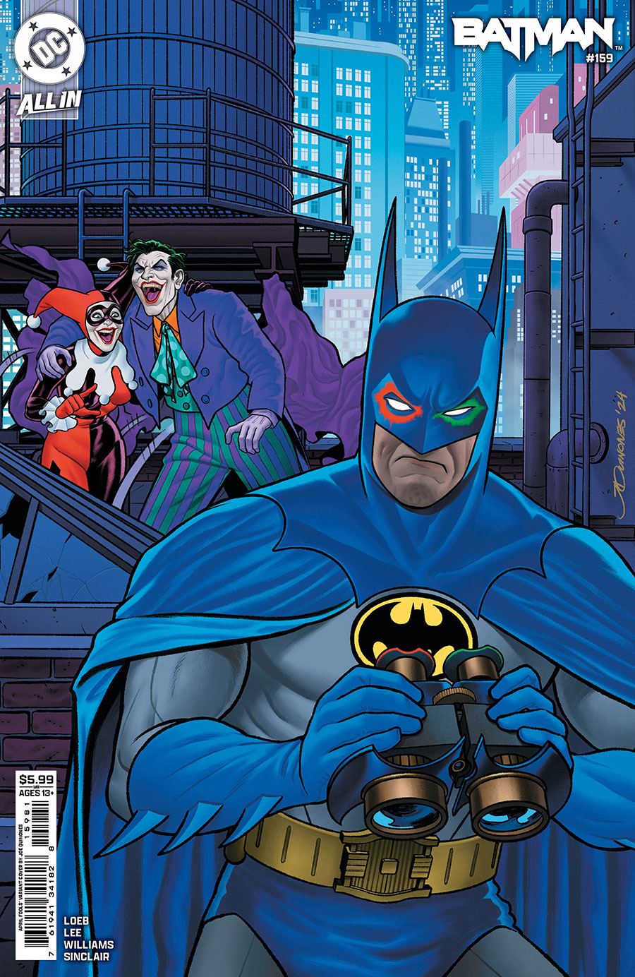 Batman Vol 3 #159 Cover E Variant Joe Quinones April Fools Card Stock Cover (DC All In)(Hush 2 Part 2)