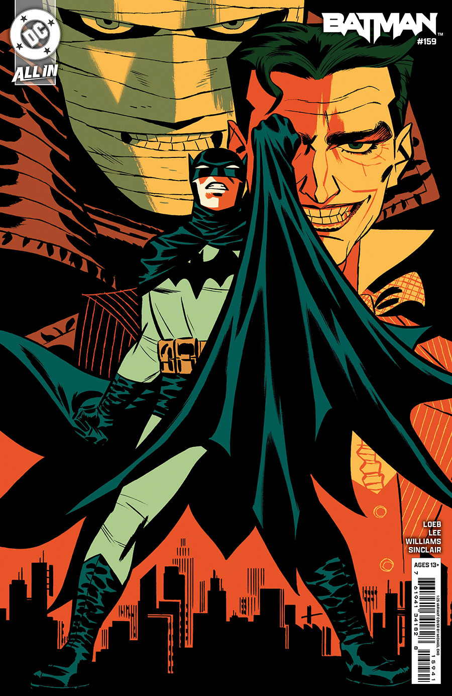 Batman Vol 3 #159 Cover G Incentive Michael Cho Card Stock Variant Cover (DC All In)(Hush 2 Part 2)