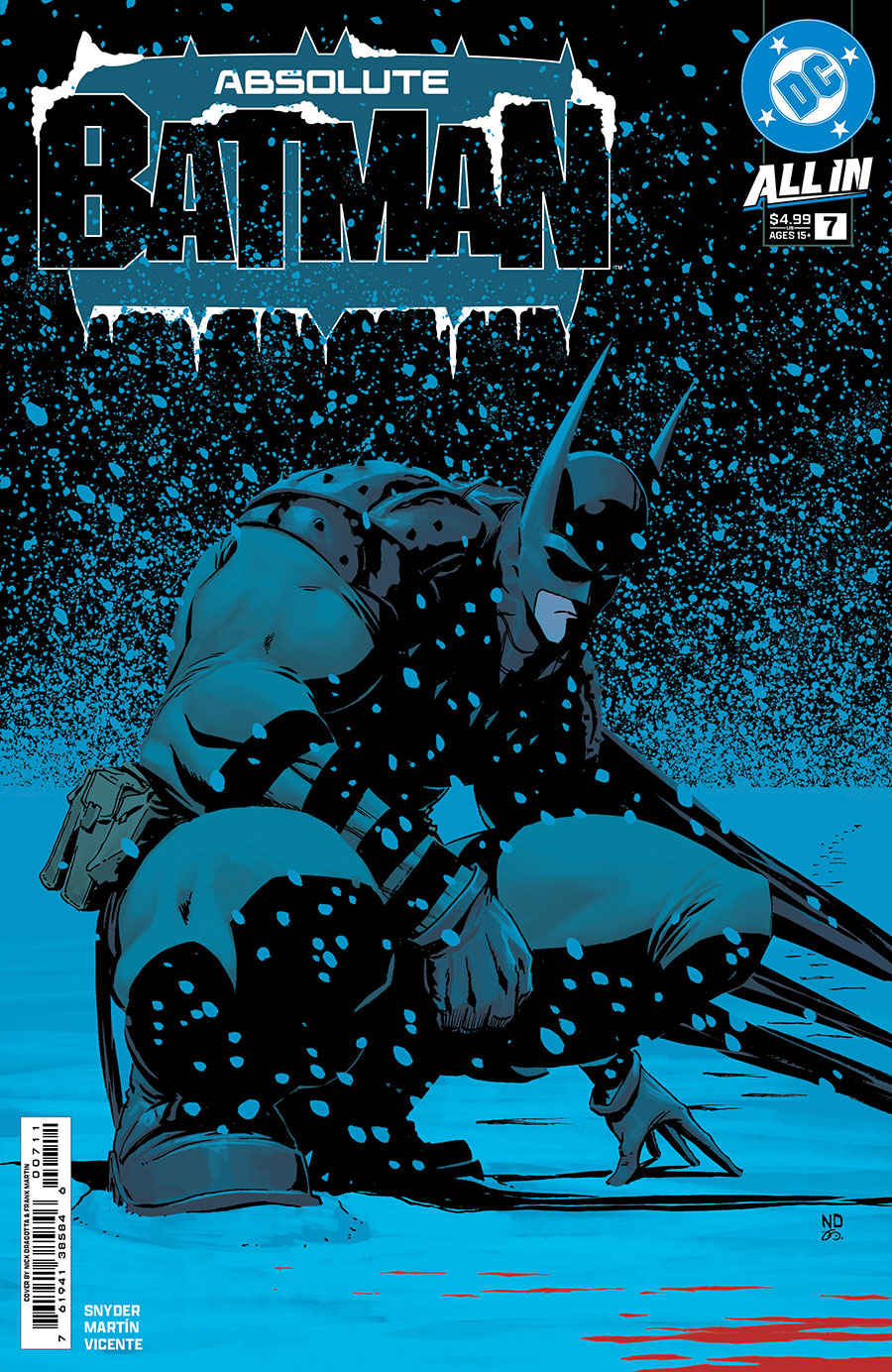 Absolute Batman #7 Cover A Regular Nick Dragotta Cover (DC All In) (Limit 1 Per Customer)