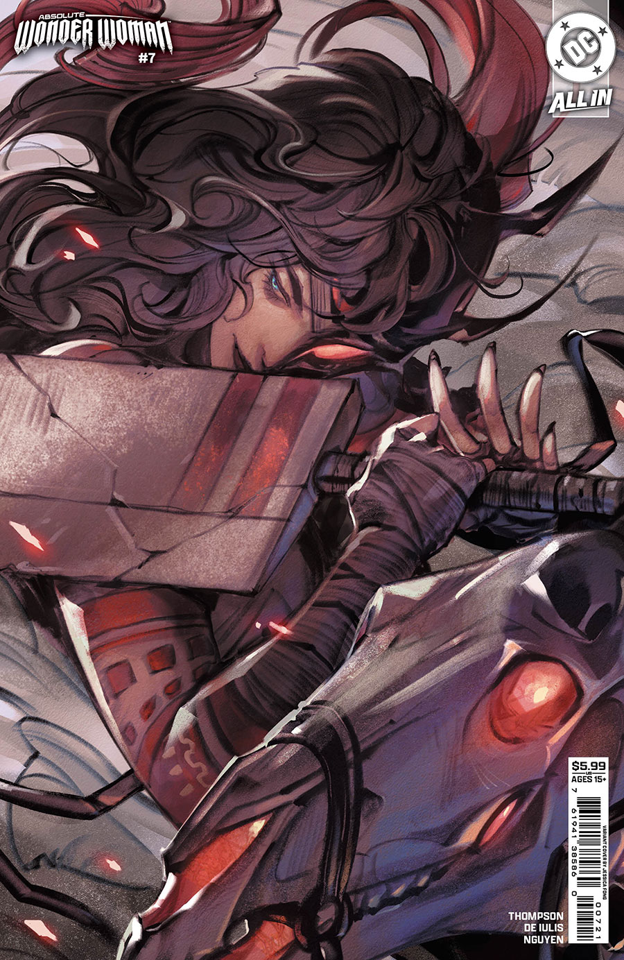 Absolute Wonder Woman #7 Cover B Variant Jessica Fong Card Stock Cover (DC All In)