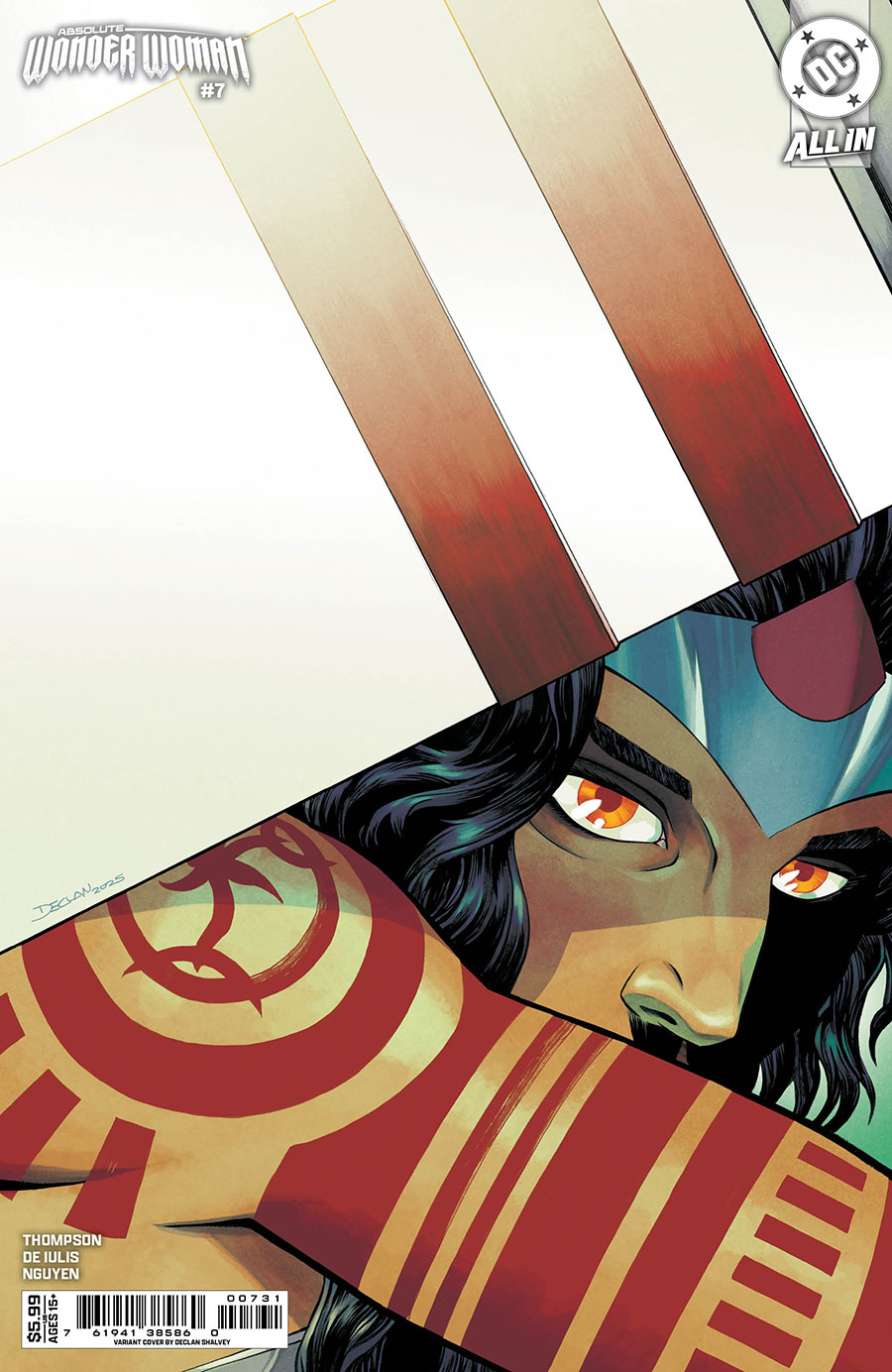 Absolute Wonder Woman #7 Cover C Variant Declan Shalvey Card Stock Cover (DC All In)