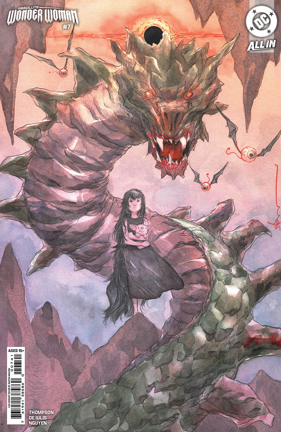 Absolute Wonder Woman #7 Cover D Incentive Dustin Nguyen Card Stock Variant Cover (DC All In)