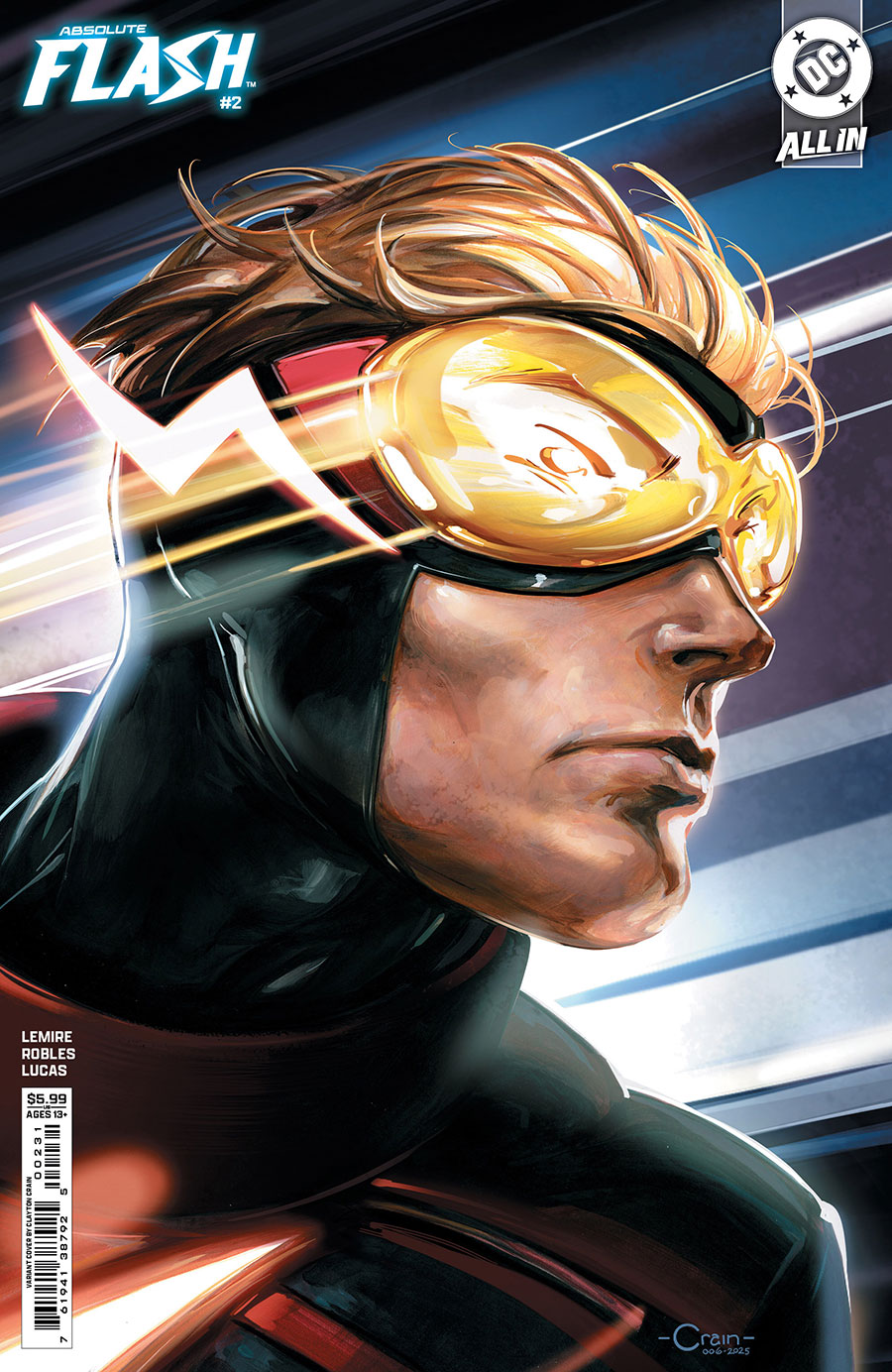 Absolute Flash #2 Cover D Variant Clayton Crain Card Stock Cover (DC All In)