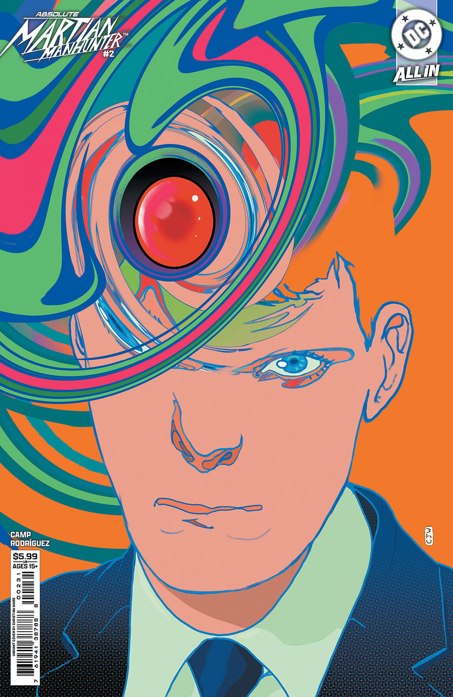 Absolute Martian Manhunter #2 Cover C Variant Christian Ward Card Stock Cover (DC All In)