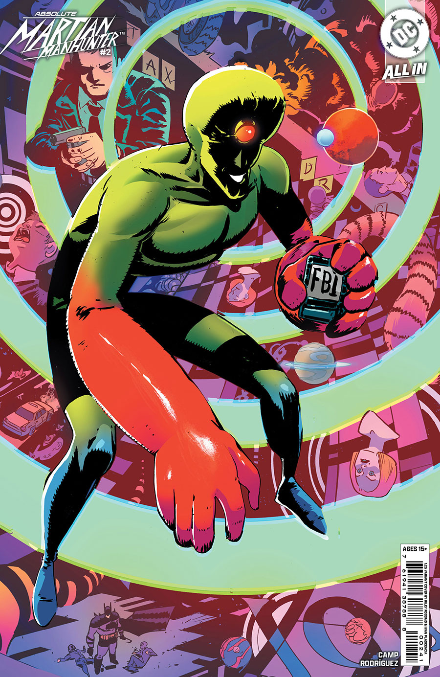 Absolute Martian Manhunter #2 Cover E Incentive Riley Rossmo Card Stock Variant Cover (DC All In)