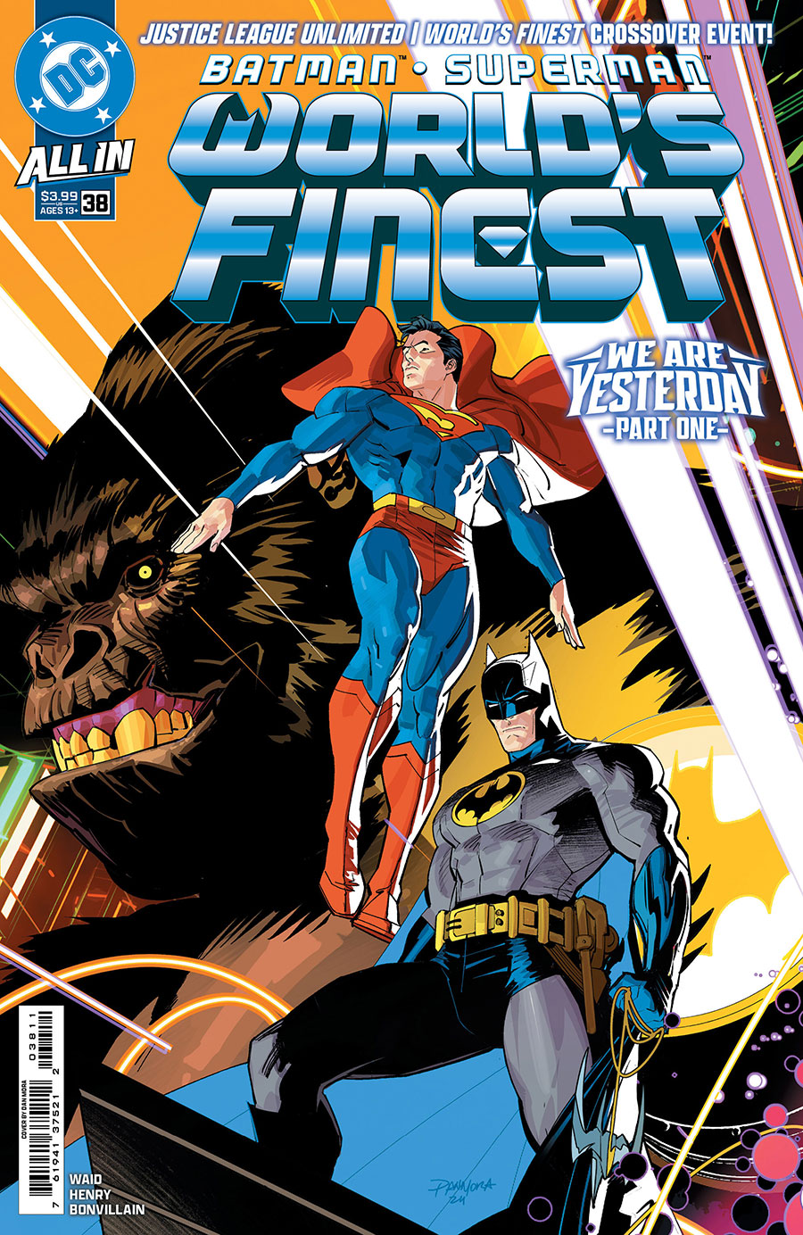 Batman Superman Worlds Finest #38 Cover A Regular Dan Mora Connecting Cover (DC All In)(We Are Yesterday Part 1)