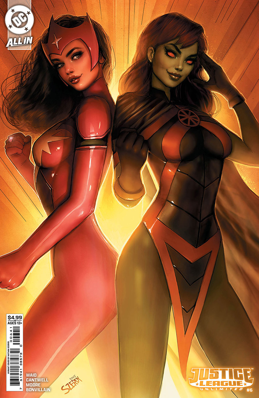 Justice League Unlimited #6 Cover C Variant Nathan Szerdy Card Stock Cover (DC All In)(We Are Yesterday Part 2)
