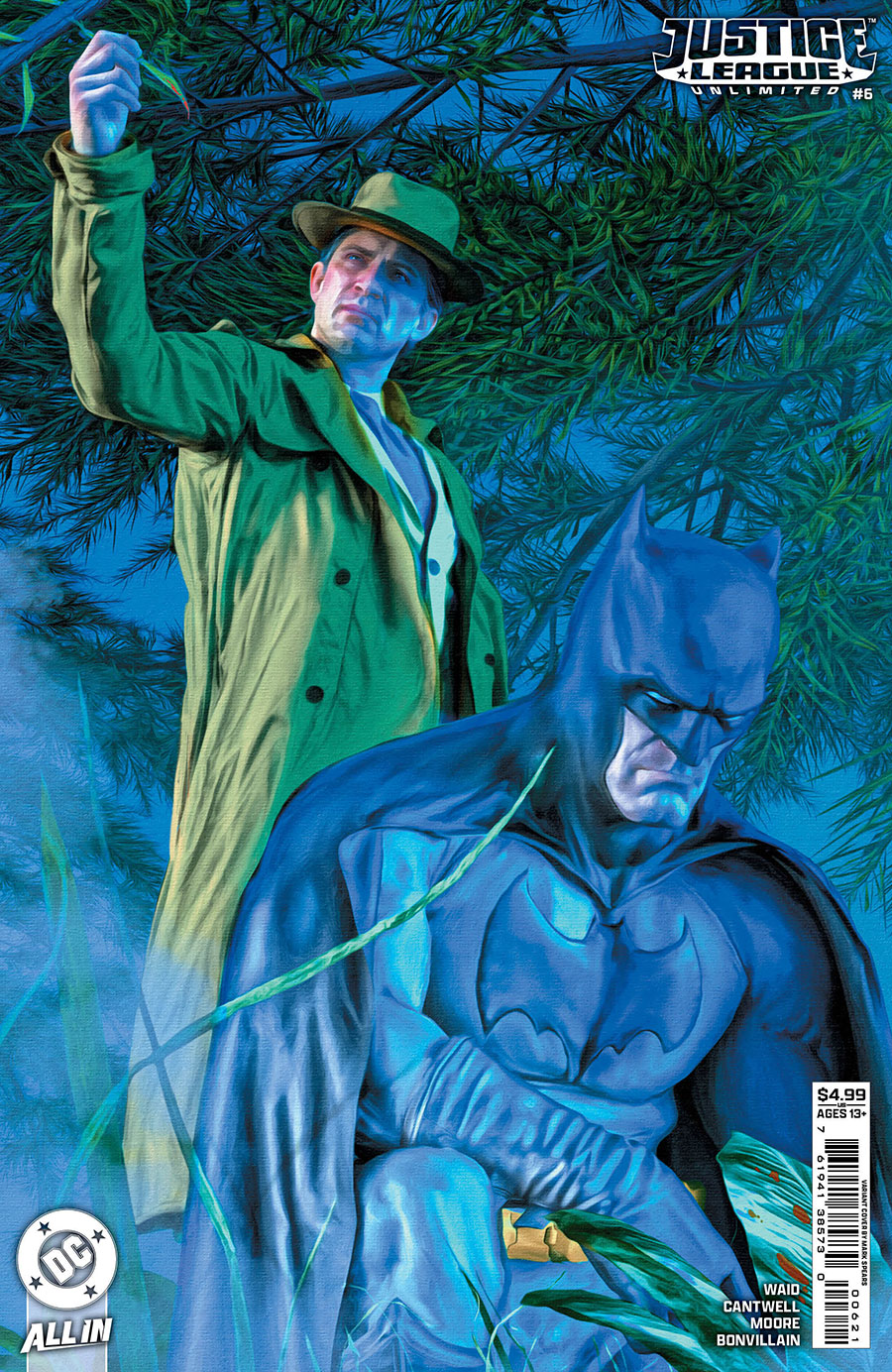 Justice League Unlimited #6 Cover D Variant Mark Spears Card Stock Cover (DC All In)(We Are Yesterday Part 2)