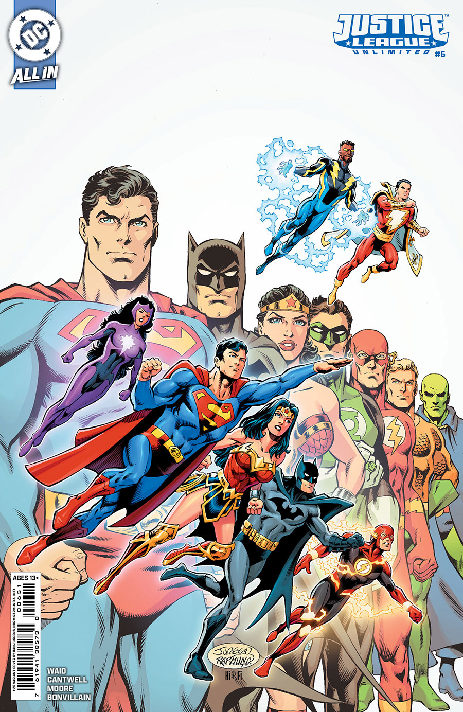 Justice League Unlimited #6 Cover E Incentive Dan Jurgens Card Stock Variant Cover (DC All In)(We Are Yesterday Part 2)