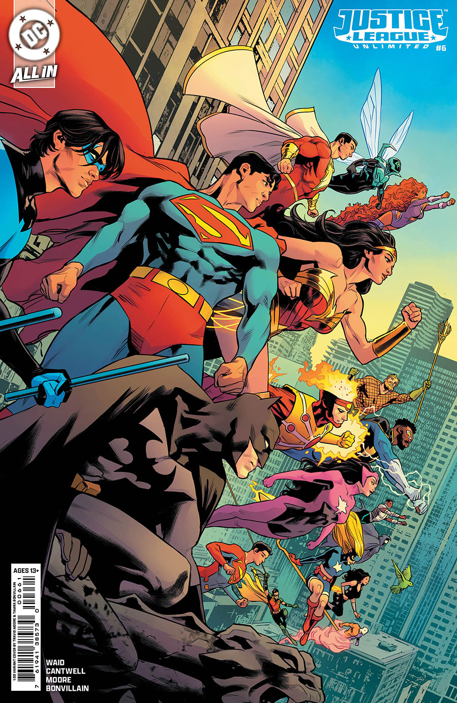 Justice League Unlimited #6 Cover F Incentive Travis G Moore Card Stock Variant Cover (DC All In)(We Are Yesterday Part 2)