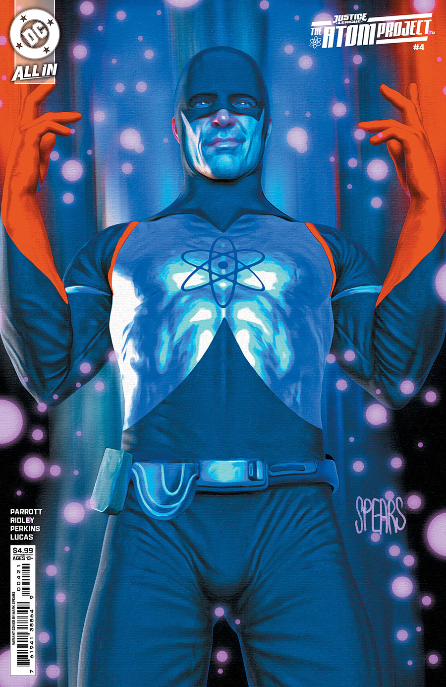 Justice League The Atom Project #4 Cover B Variant Mark Spears Card Stock Cover (DC All In)