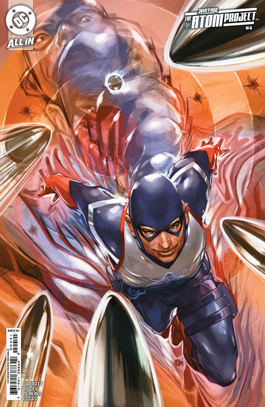 Justice League The Atom Project #4 Cover D Incentive Don Aguillo Card Stock Variant Cover (DC All In)