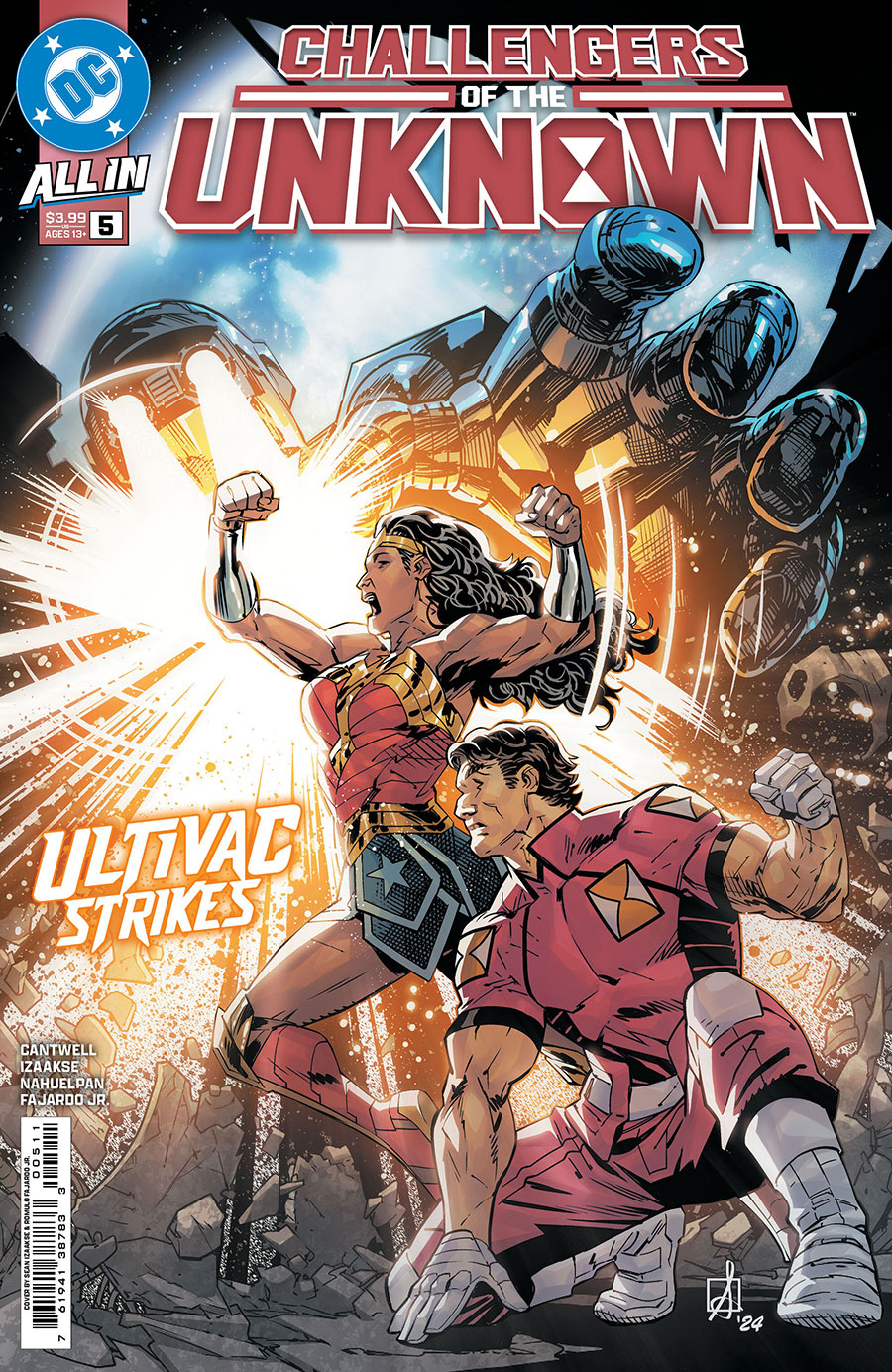 Challengers Of The Unknown Vol 5 #5 Cover A Regular Sean Izaakse Cover (DC All In)