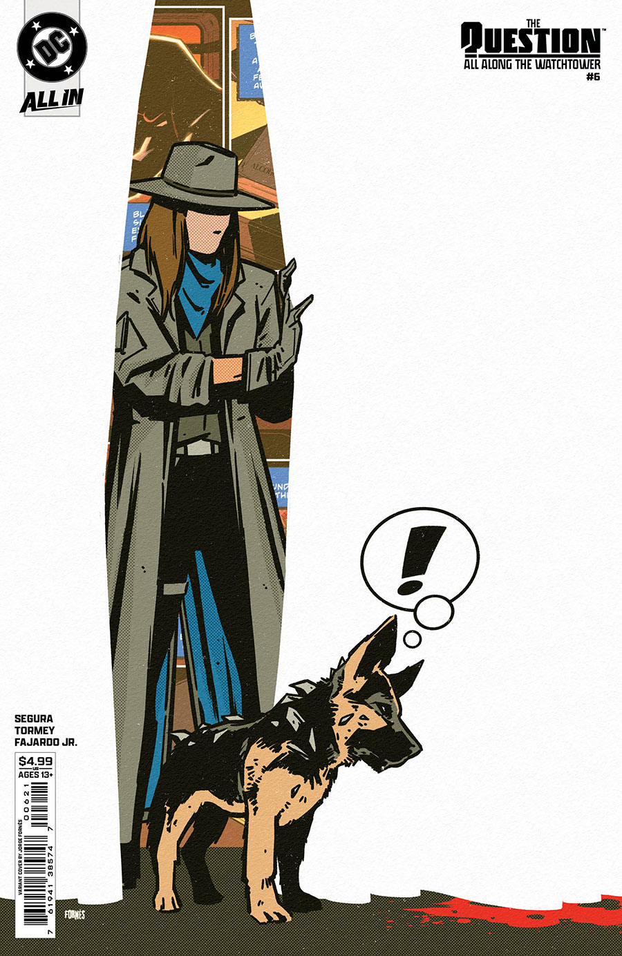 Question All Along The Watchtower #6 Cover B Variant Jorge Fornes Card Stock Cover (DC All In)