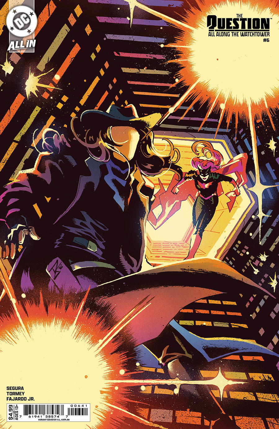 Question All Along The Watchtower #6 Cover D Variant AL Kaplan Card Stock Cover (DC All In)