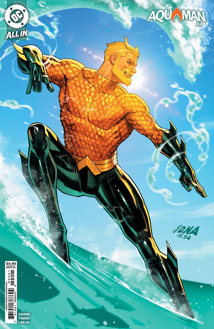 Aquaman Vol 7 #4 Cover B Variant David Nakayama Card Stock Cover (DC All In)