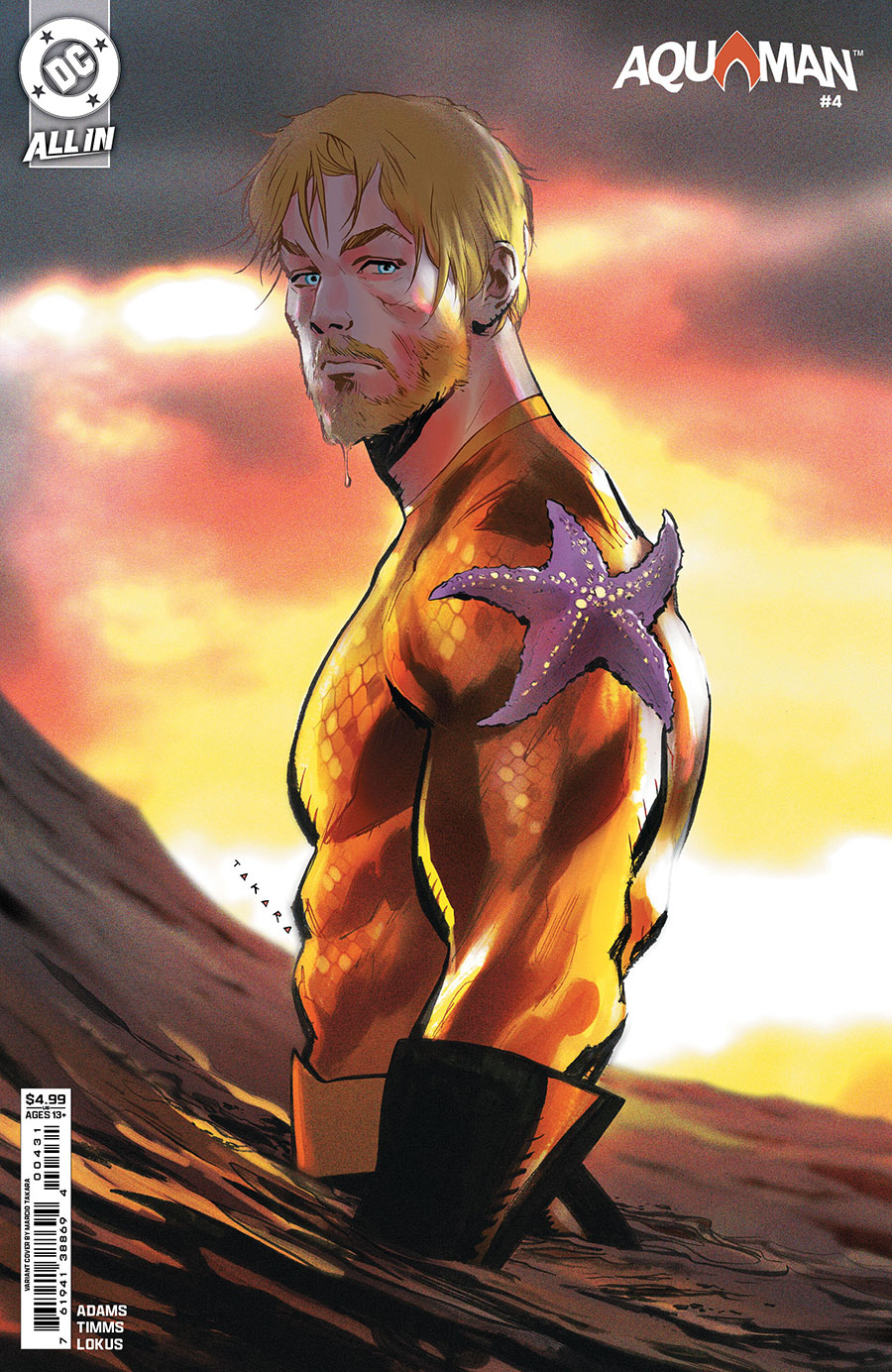 Aquaman Vol 7 #4 Cover C Variant Marcio Takara Card Stock Cover (DC All In)