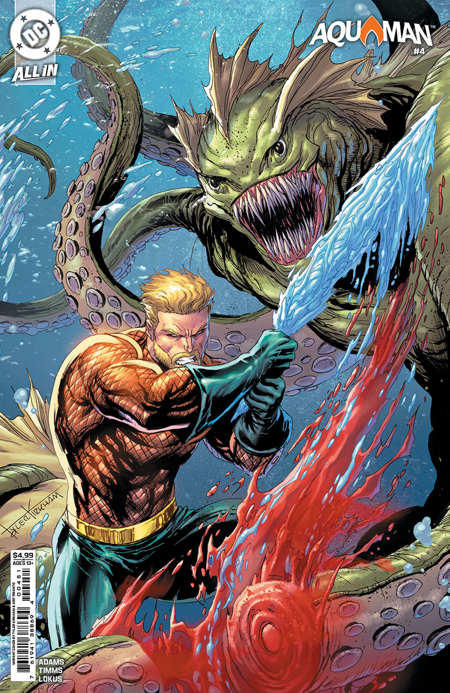 Aquaman Vol 7 #4 Cover D Variant Tyler Kirkham Card Stock Cover (DC All In)