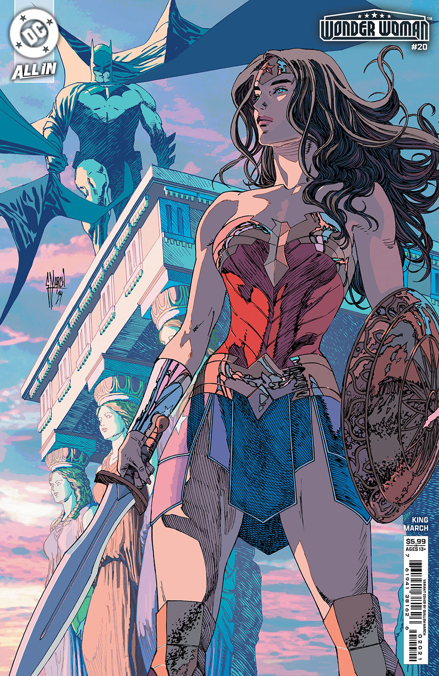 Wonder Woman Vol 6 #20 Cover C Variant Guillem March Card Stock Cover (DC All In)